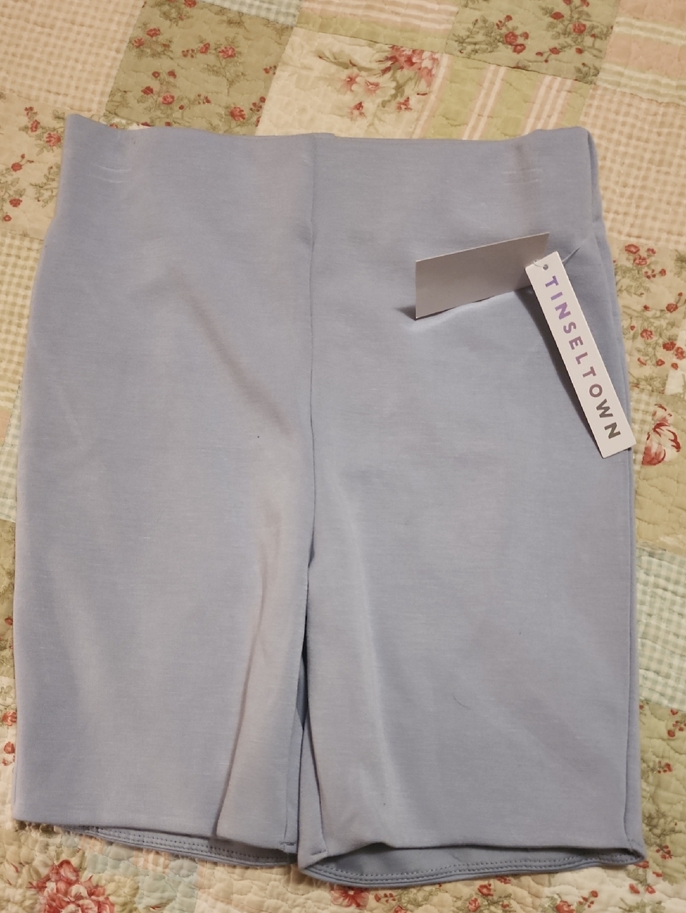 Tinseltown Light Blue Girls' Bike Shorts